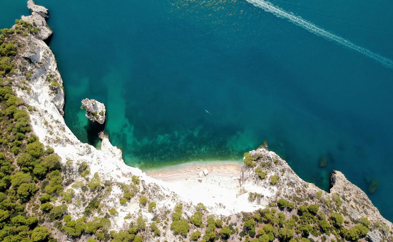 Photo of Cala della Pipa with light fine pebble surface