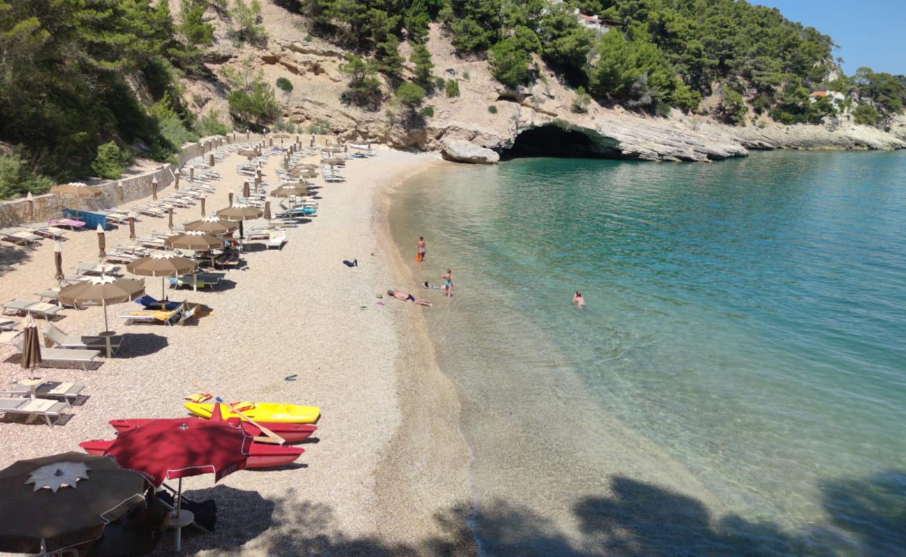 Photo of Spiaggia di Portopiatto with light fine pebble surface