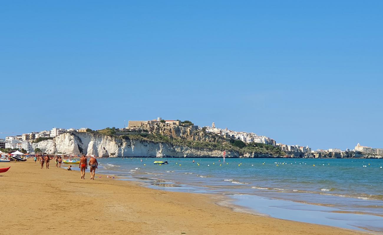 Photo of Spiaggia di Vieste with brown fine sand surface