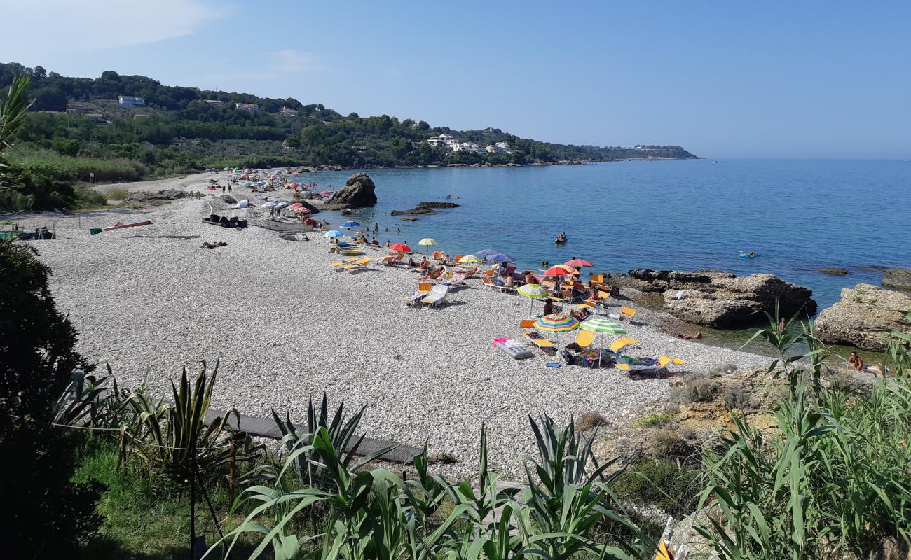 Photo of Spiaggia di San Nicola with light pebble surface