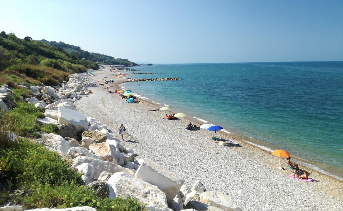 Photo of Spiaggia della Foce with light pebble surface