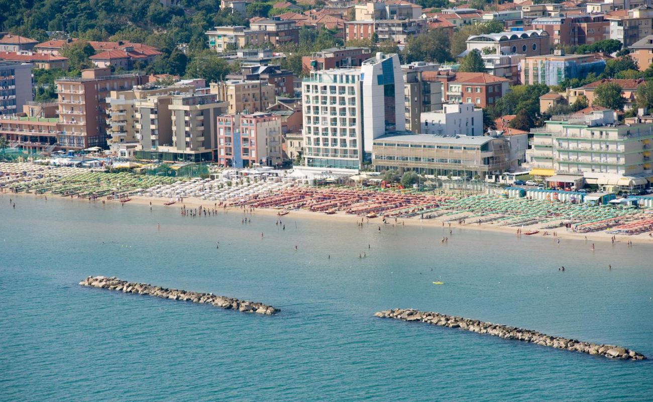 Photo of Pesaro beach with bright fine sand surface