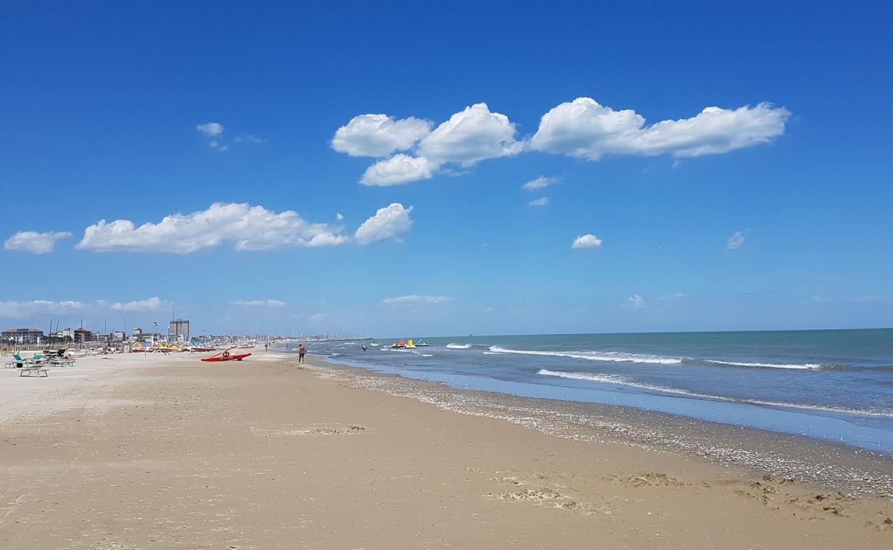 Photo of Cervia beach with bright fine sand surface