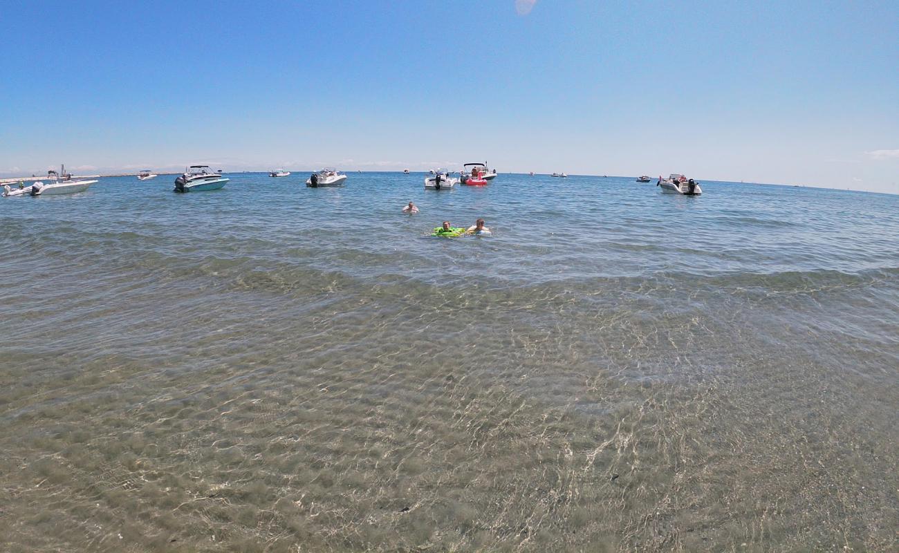 Photo of San Pietro beach with gray fine sand surface