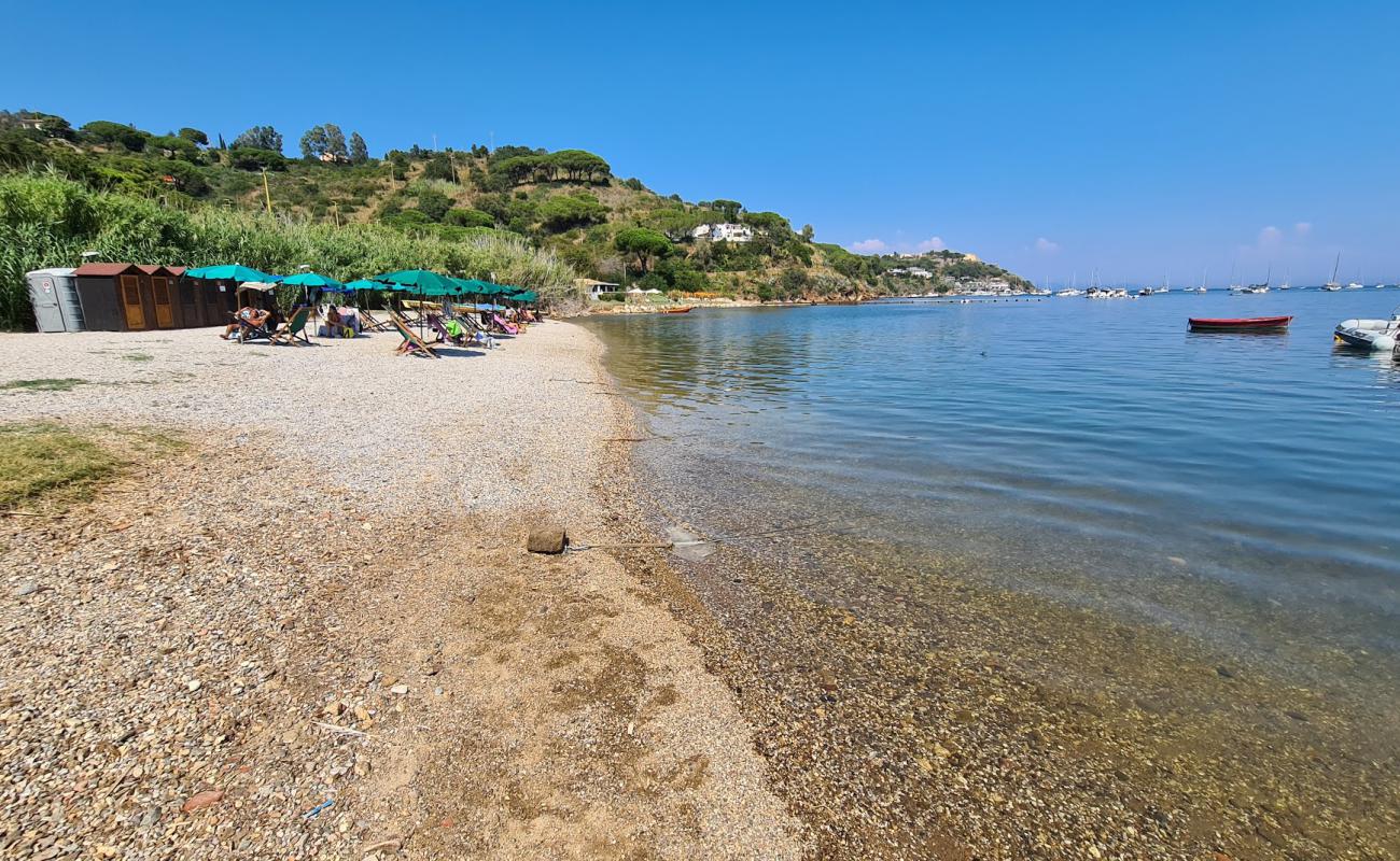 Photo of Mola beach with gray pebble surface