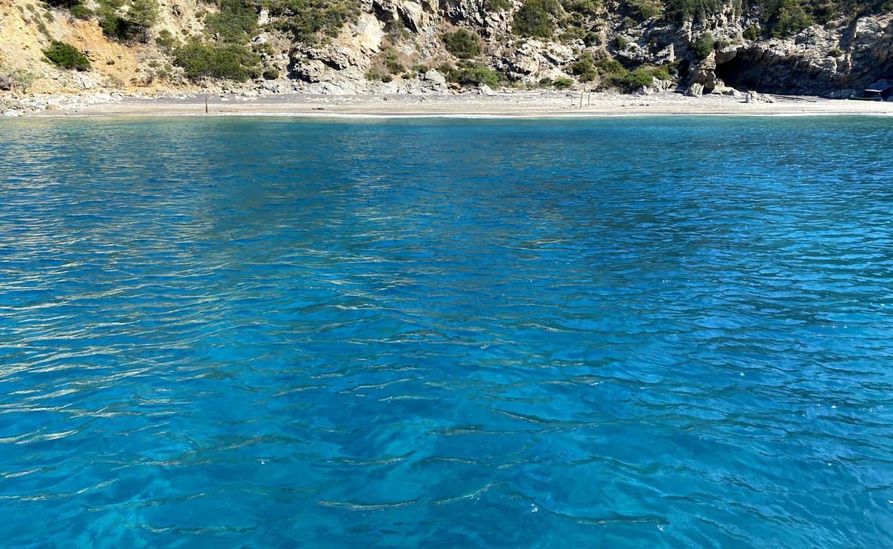 Photo of Vetrangoli beach with black fine pebble surface