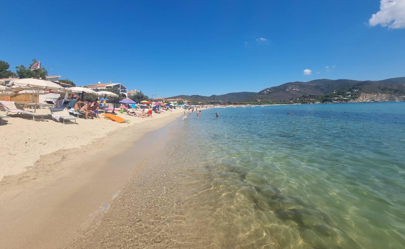 Photo of Marina di Campo beach with bright fine sand surface