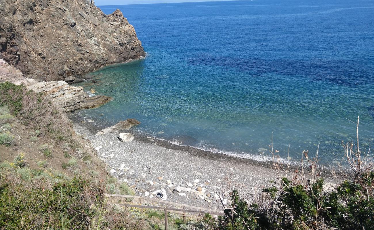 Photo of Punta Polveriera with gray pebble surface