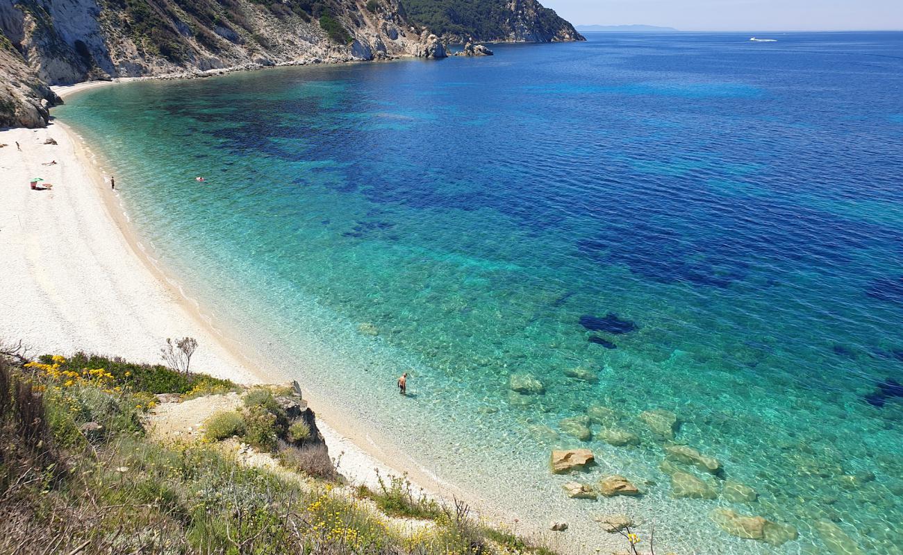 Photo of Sansone Beach with white fine pebble surface