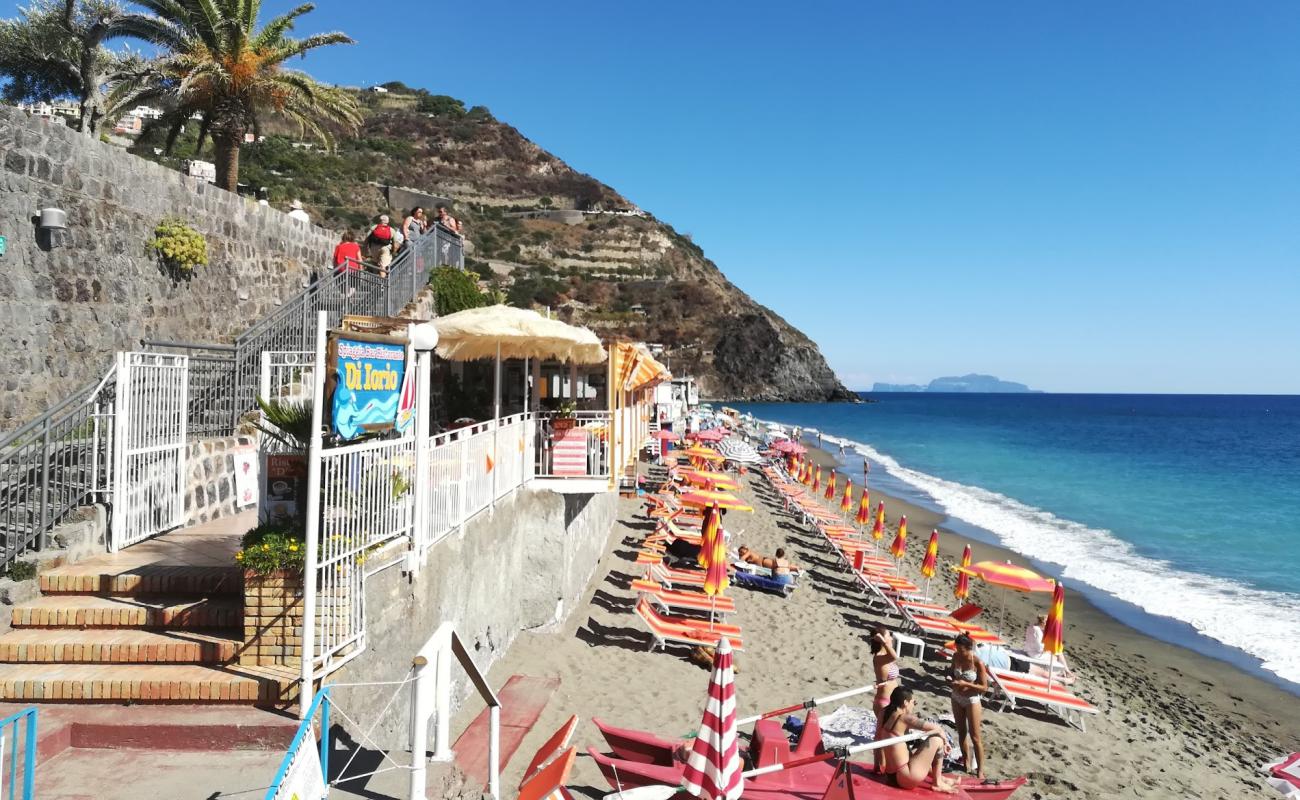 Photo of Maronti Beach with gray fine pebble surface