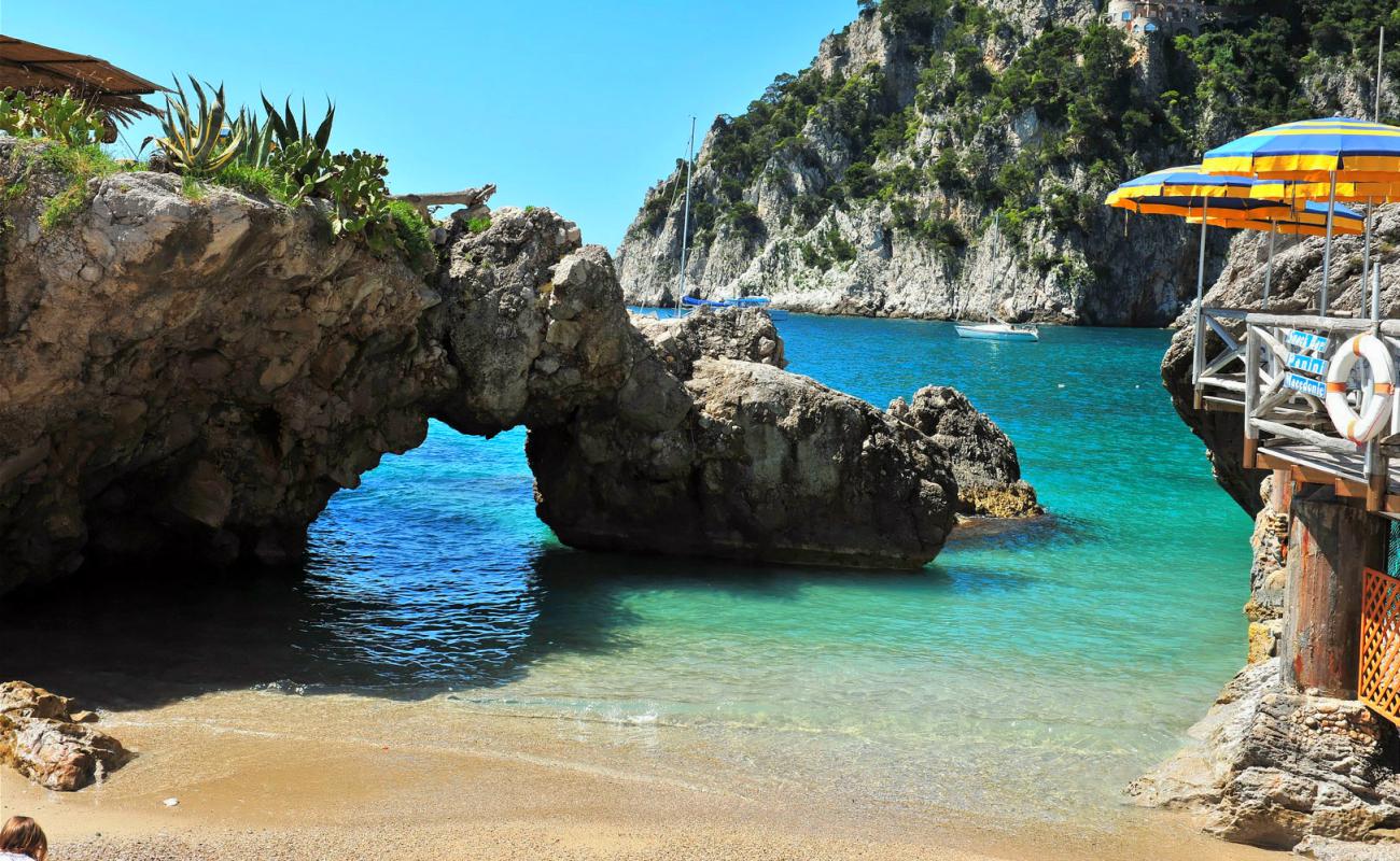 Photo of Marina Piccola Beach with white pebble surface