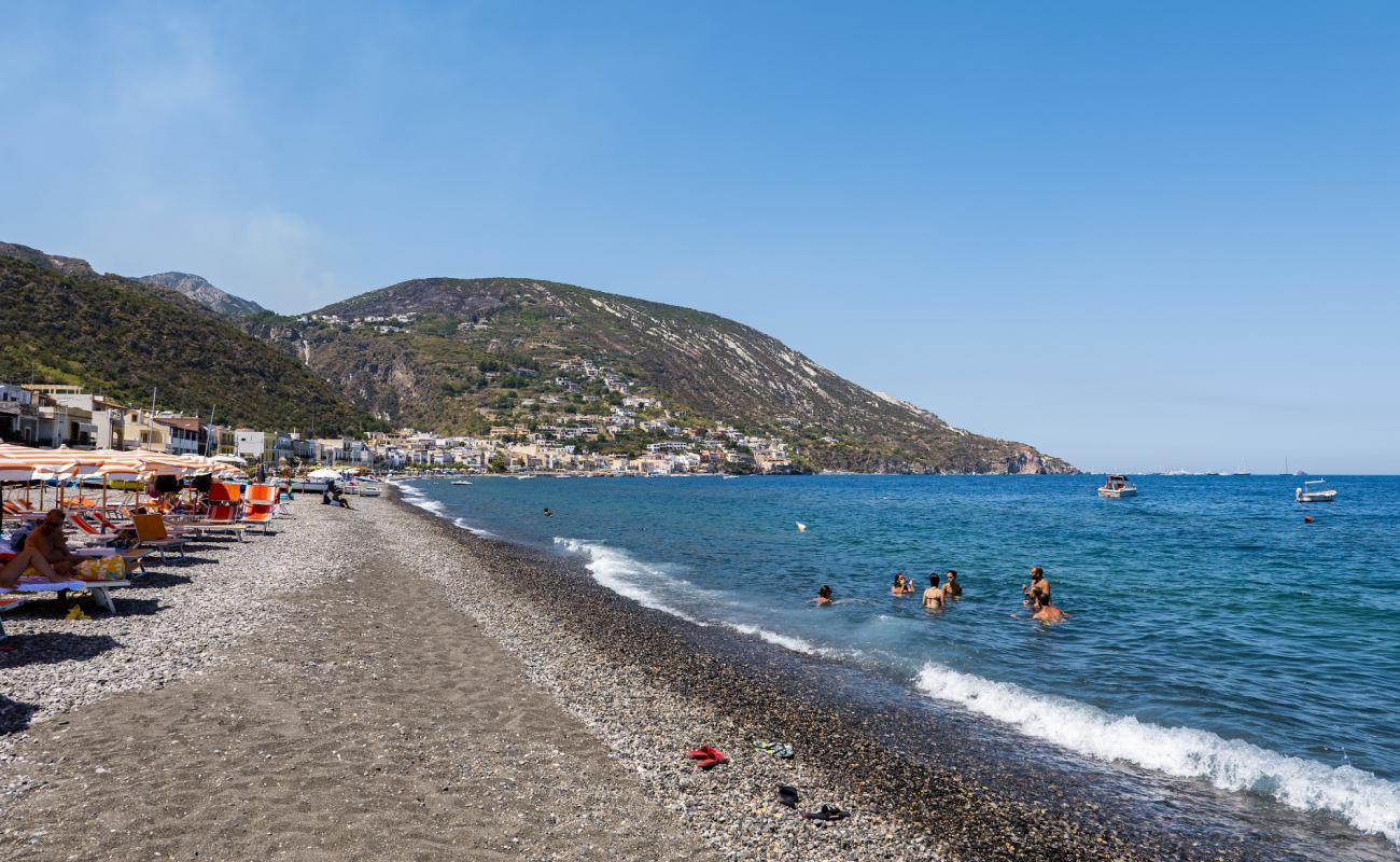 Photo of Canneto beach with light pebble surface