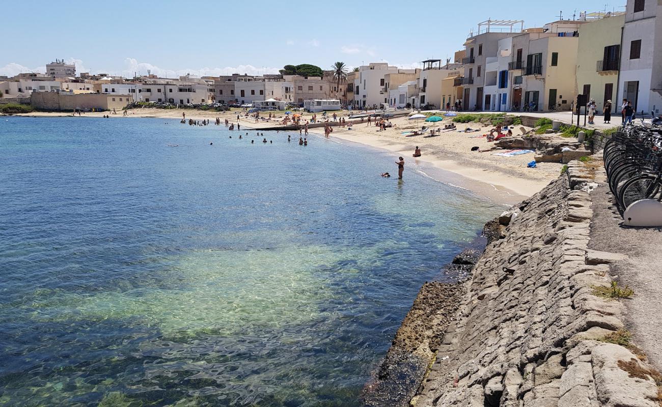 Photo of Praia Beach (Favignana) with bright sand surface