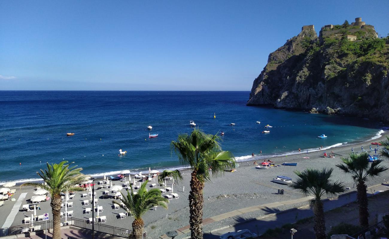 Photo of Sant'Alessio Siculo with gray pebble surface