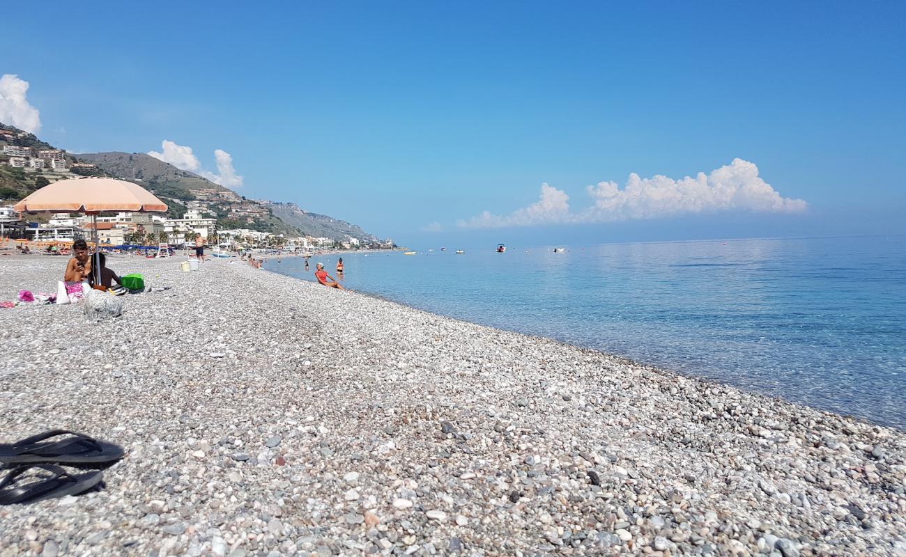 Photo of Letojanni Beach with light pebble surface