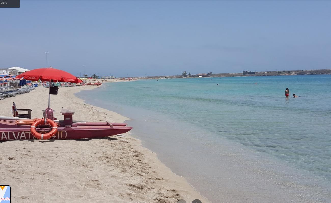 Photo of Saline di Priolo with brown sand surface