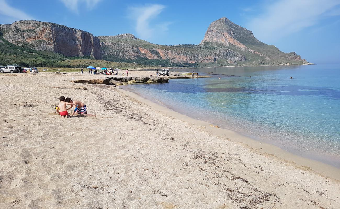 Photo of Acqua Azzurra beach with bright sand surface