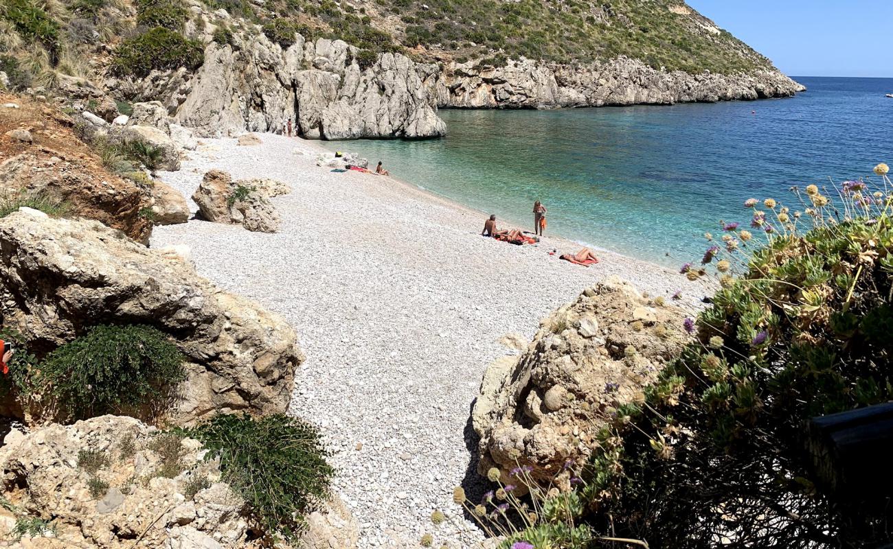 Photo of Zingaro beach with light pebble surface