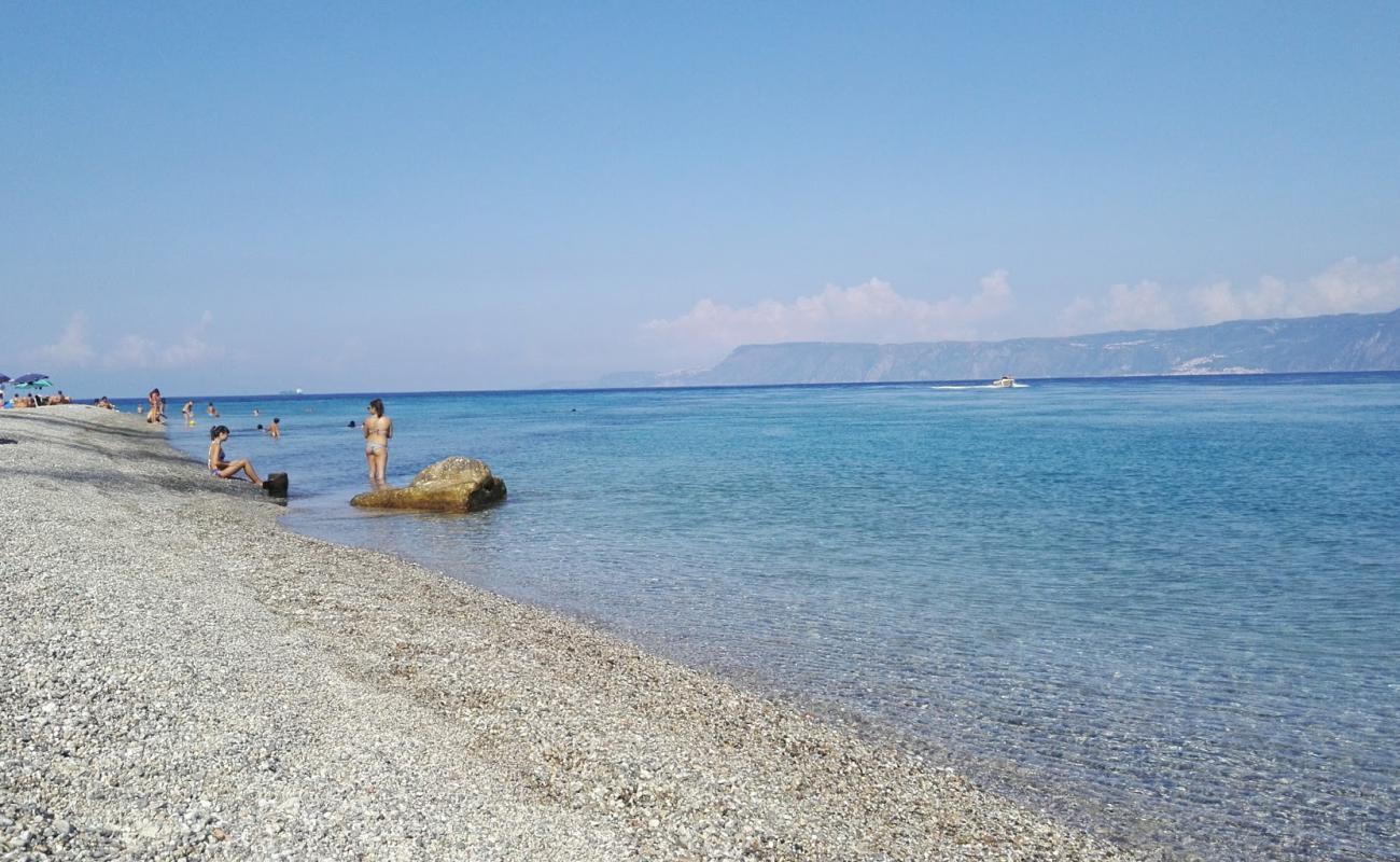 Photo of Capo Peloro beach with light fine pebble surface