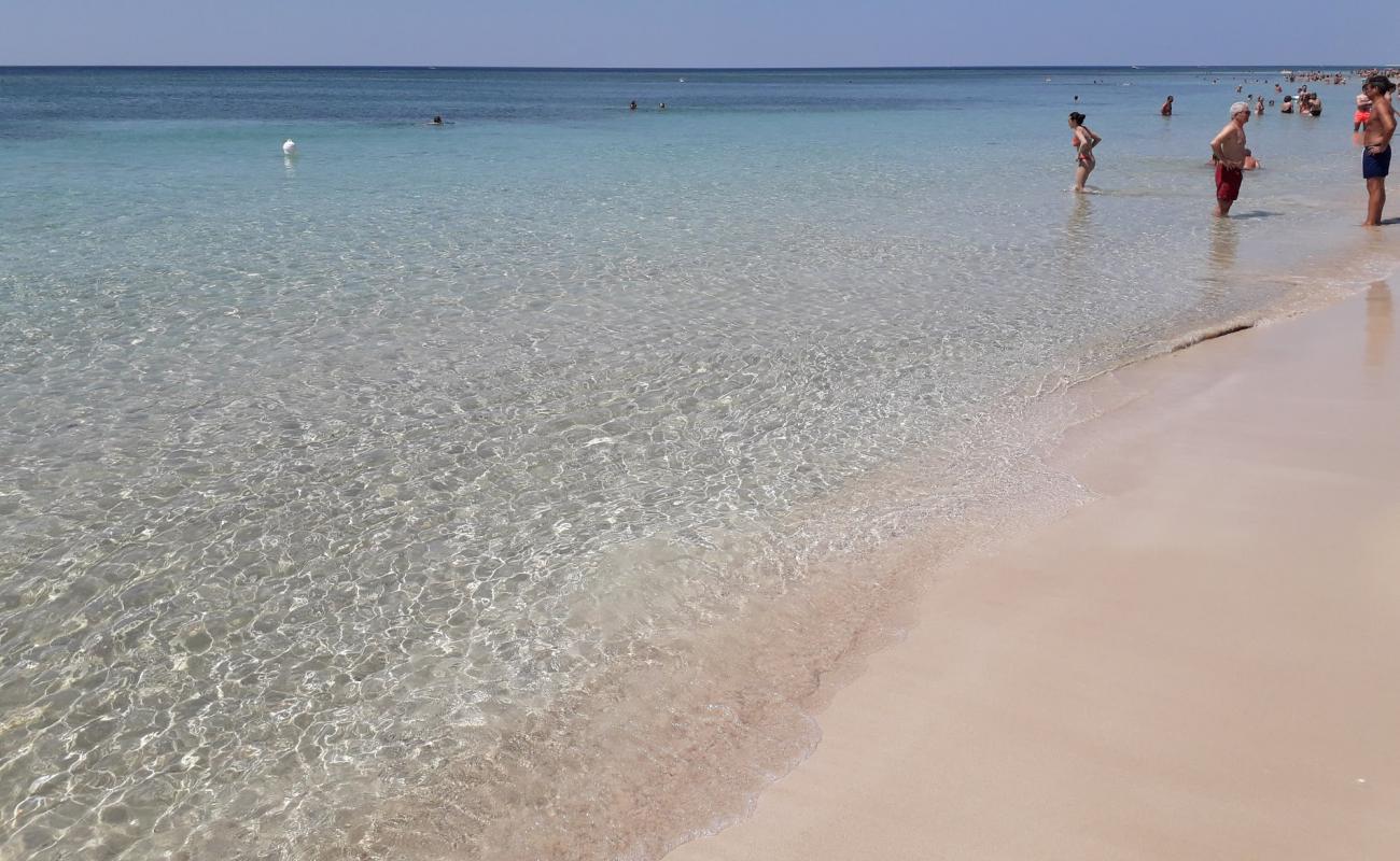 Photo of Spiaggia di Campo dei Messapi with bright sand surface