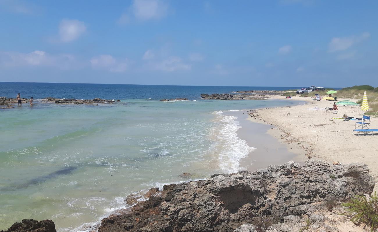 Photo of Spiaggia calette di salve with bright fine sand surface