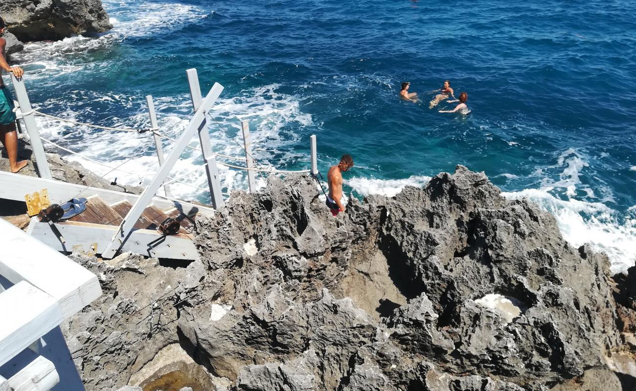 Photo of Porticelli beach with concrete cover surface