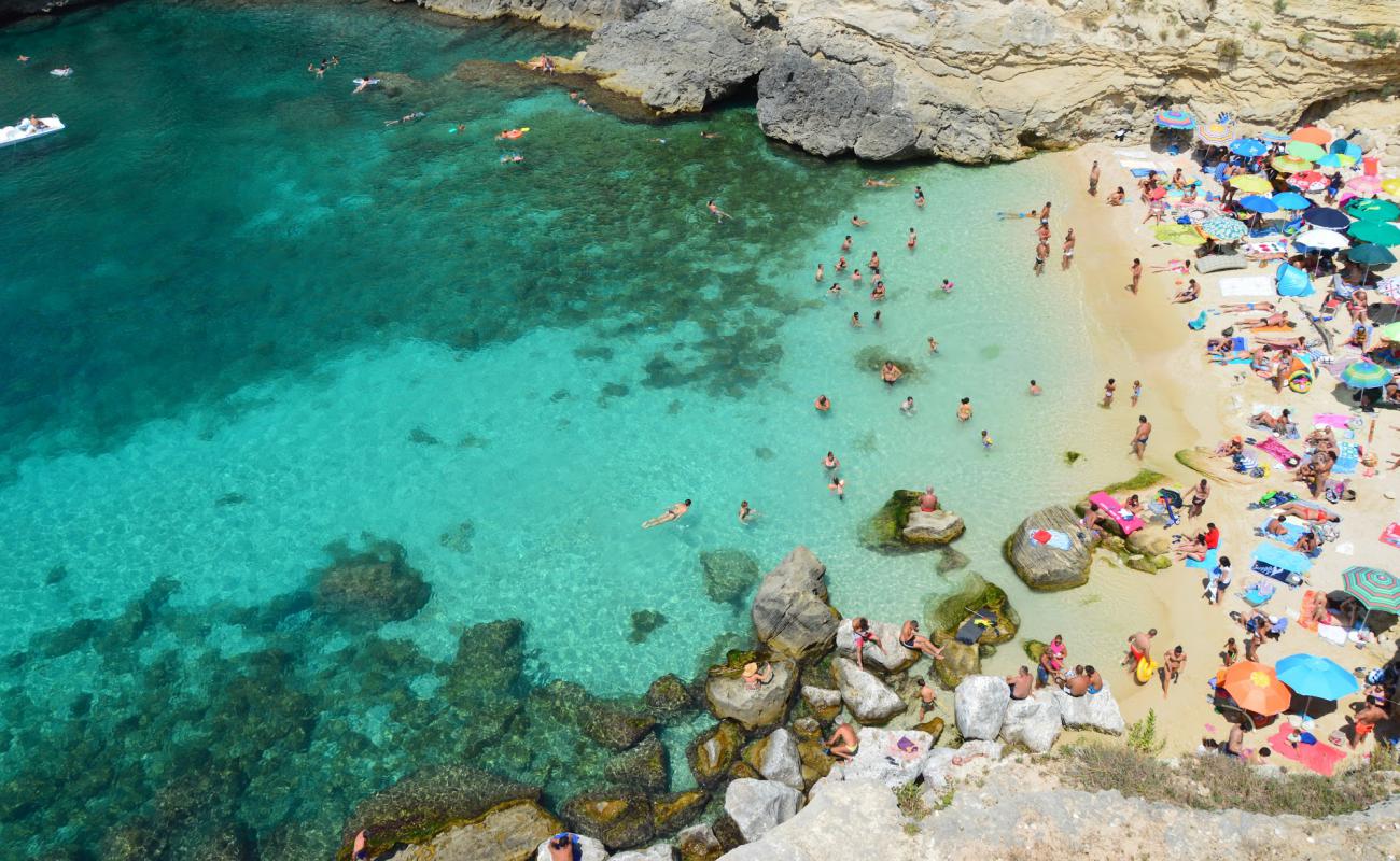 Photo of Porto Miggiano beach with bright fine sand surface