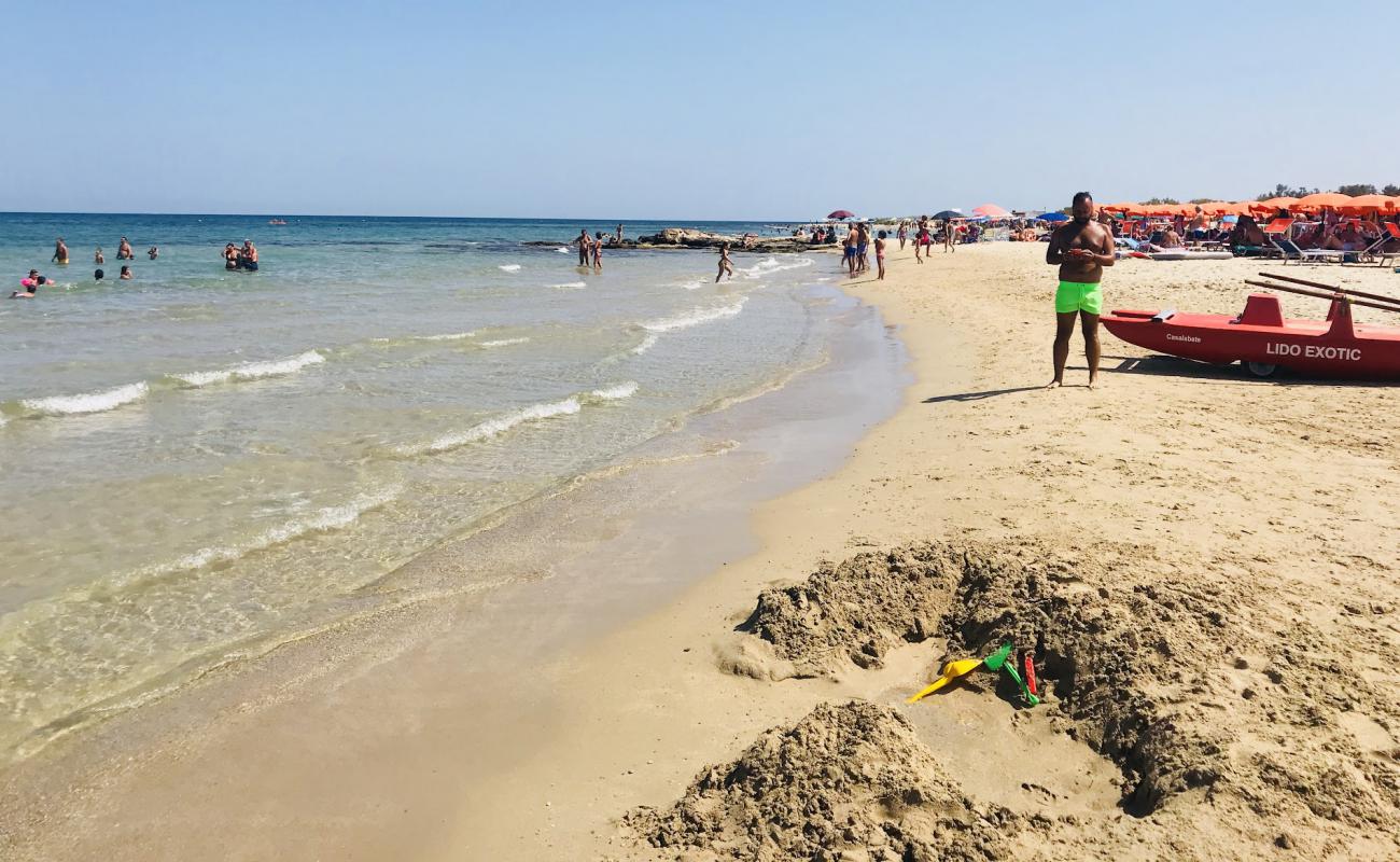 Photo of Casalabate beach II with bright fine sand surface