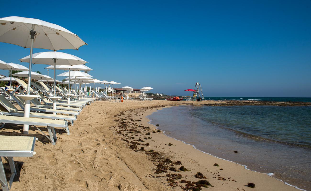 Photo of Lido Bianco beach with bright sand surface