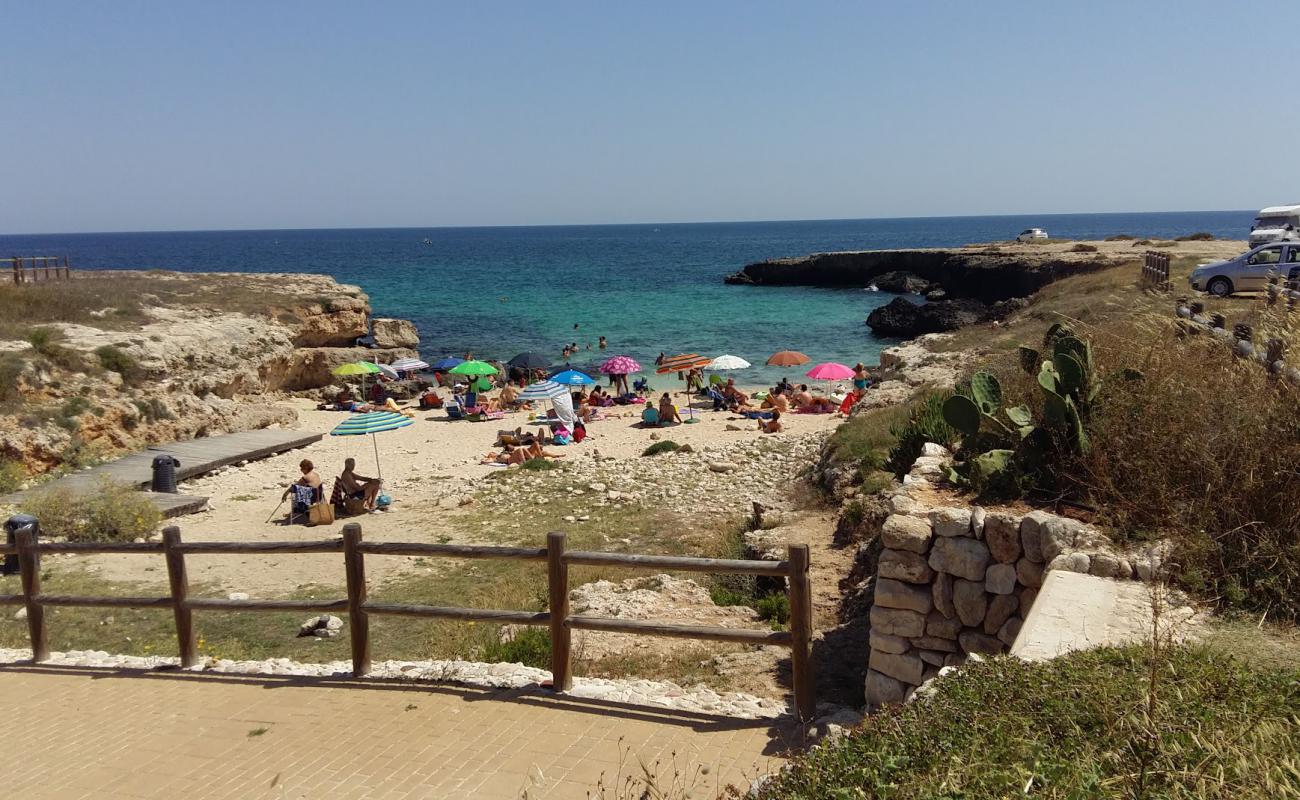 Photo of Cala Monaci beach with bright sand surface