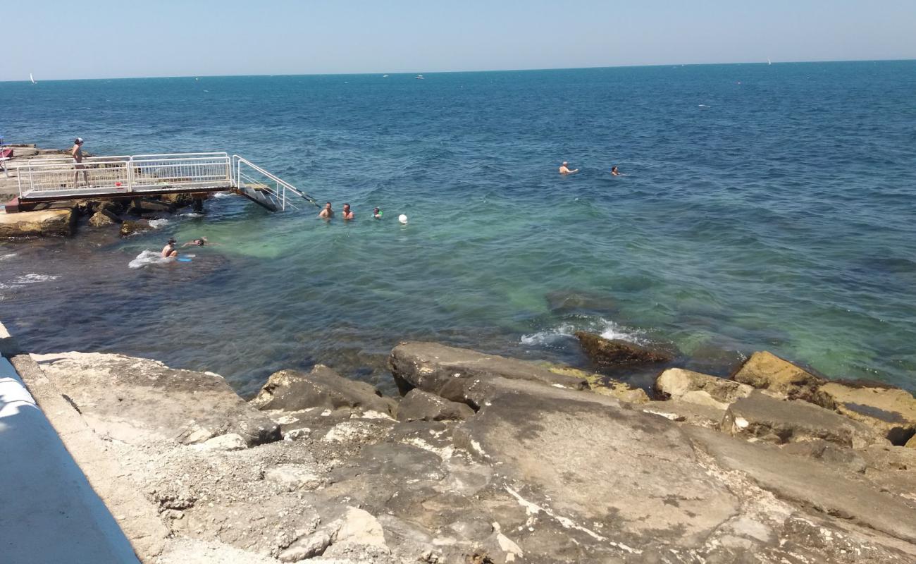 Photo of Lido Aeronautica beach with concrete cover surface