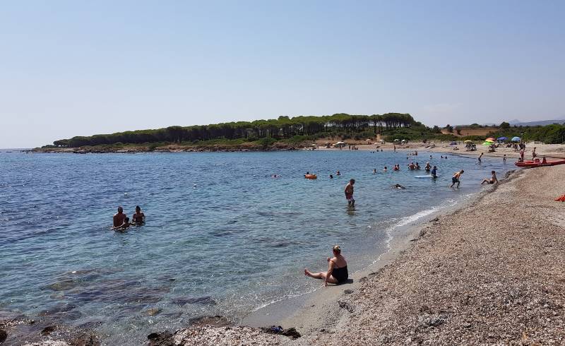 Photo of Porto Ottiolu II with light sand &  pebble surface