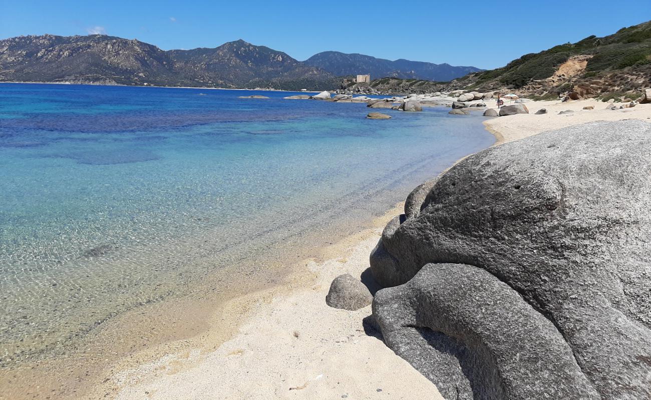 Photo of Santo Stefano beach with bright sand surface