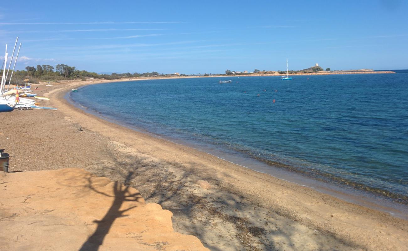 Photo of Spiaggia di Nora II with light sand &  pebble surface