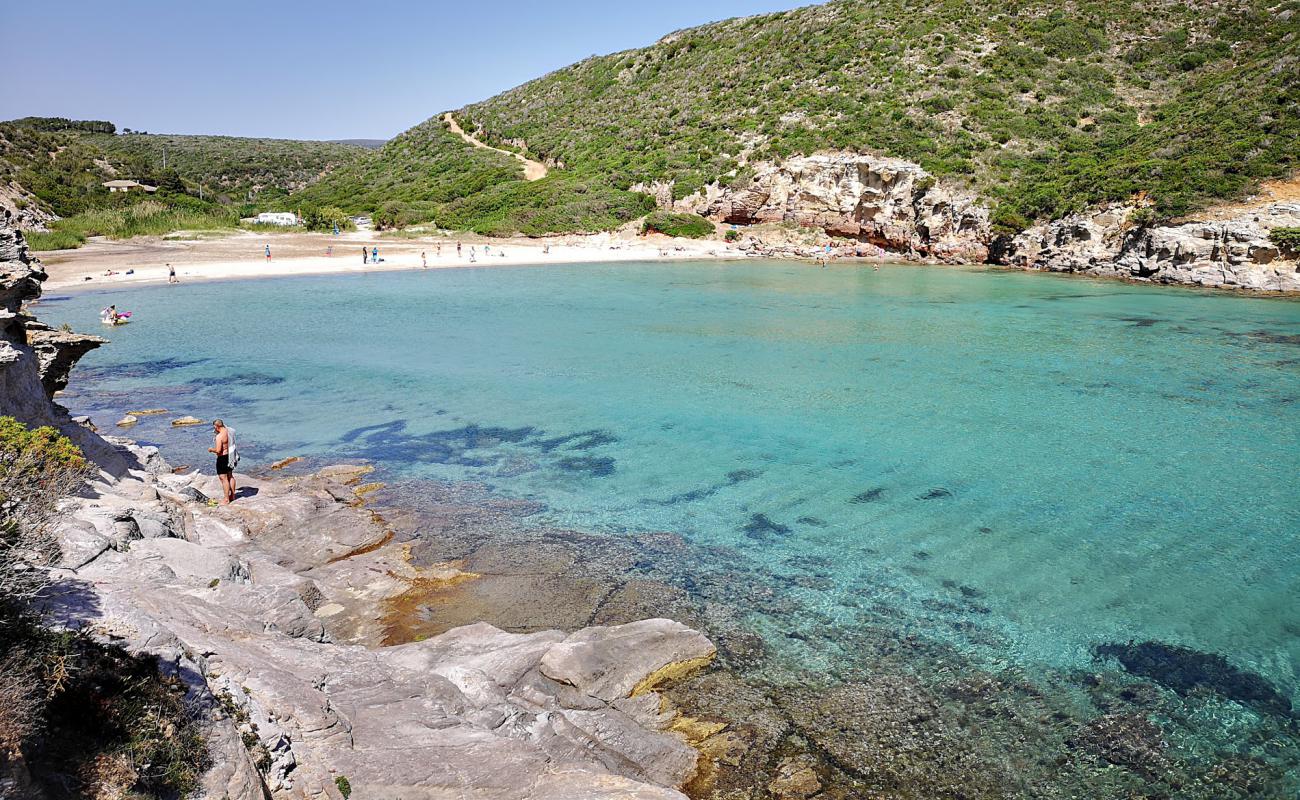 Photo of Cala Lunga beach with bright sand surface