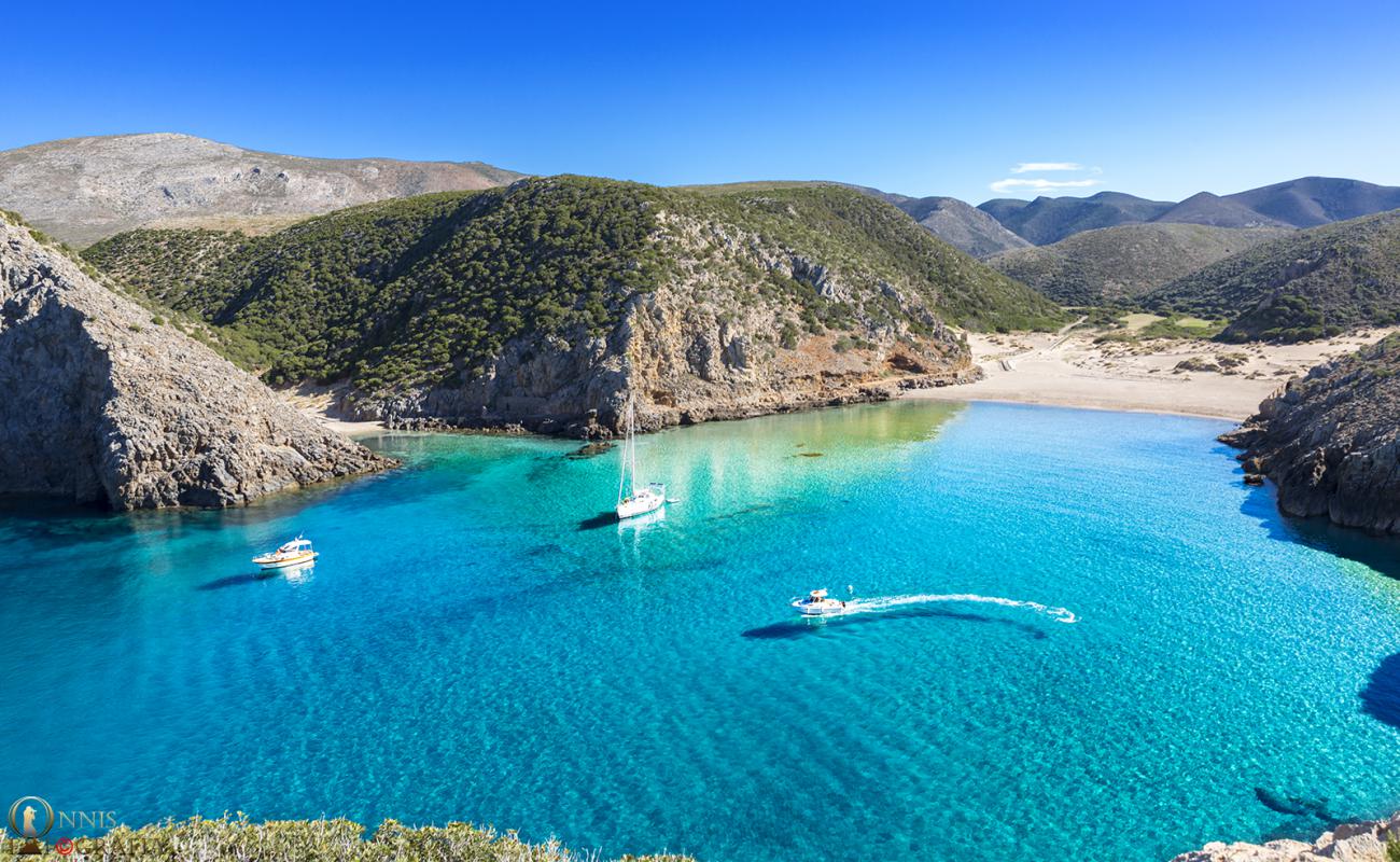 Photo of Cala Domestica beach with bright fine sand surface