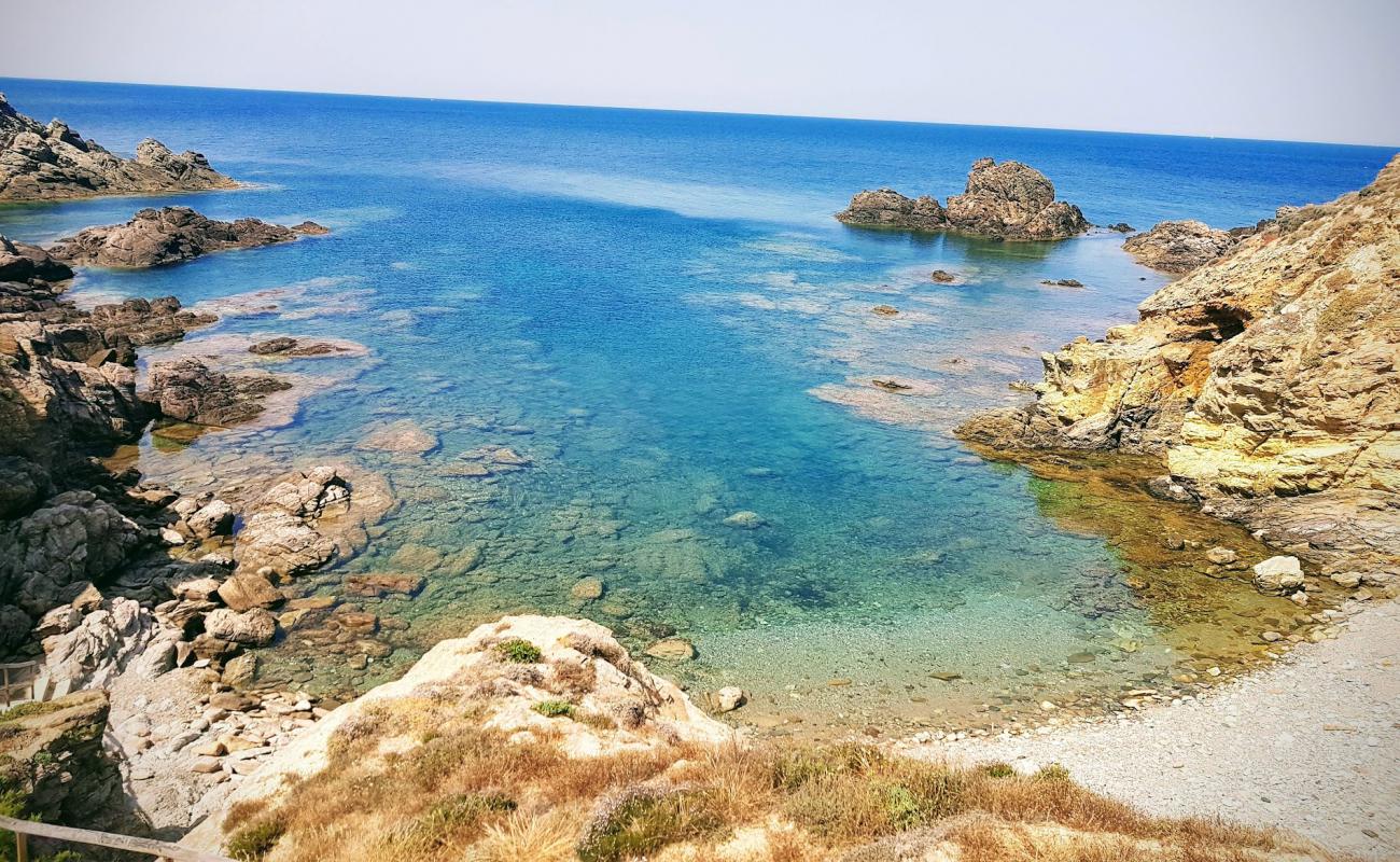 Photo of Cala Portu with rocks cover surface