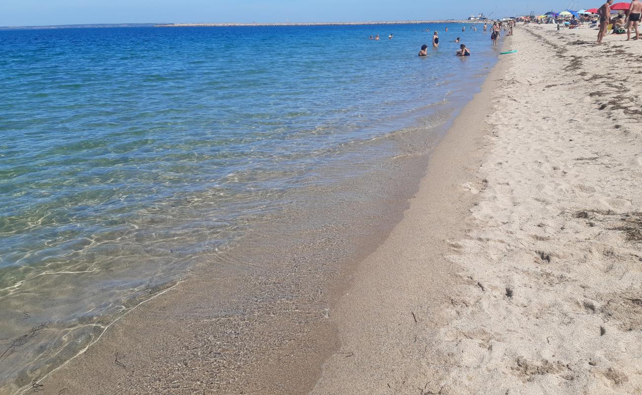 Photo of Abbarossa beach with bright fine sand surface