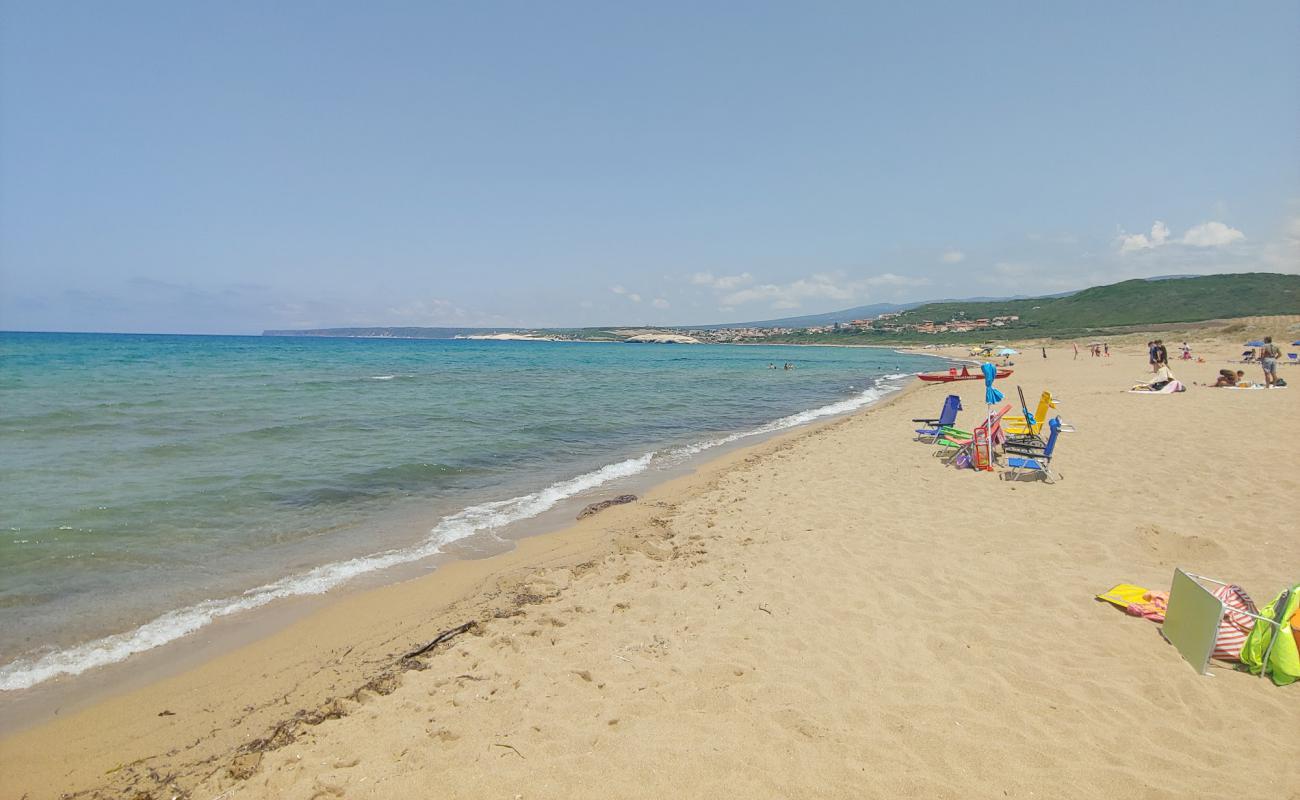 Photo of Spiaggia Di Is Arenas with bright sand surface