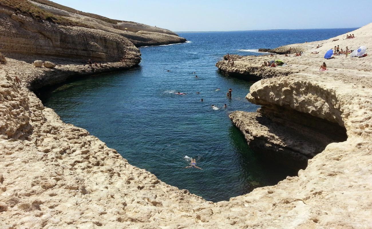 Photo of Secret beach with concrete cover surface