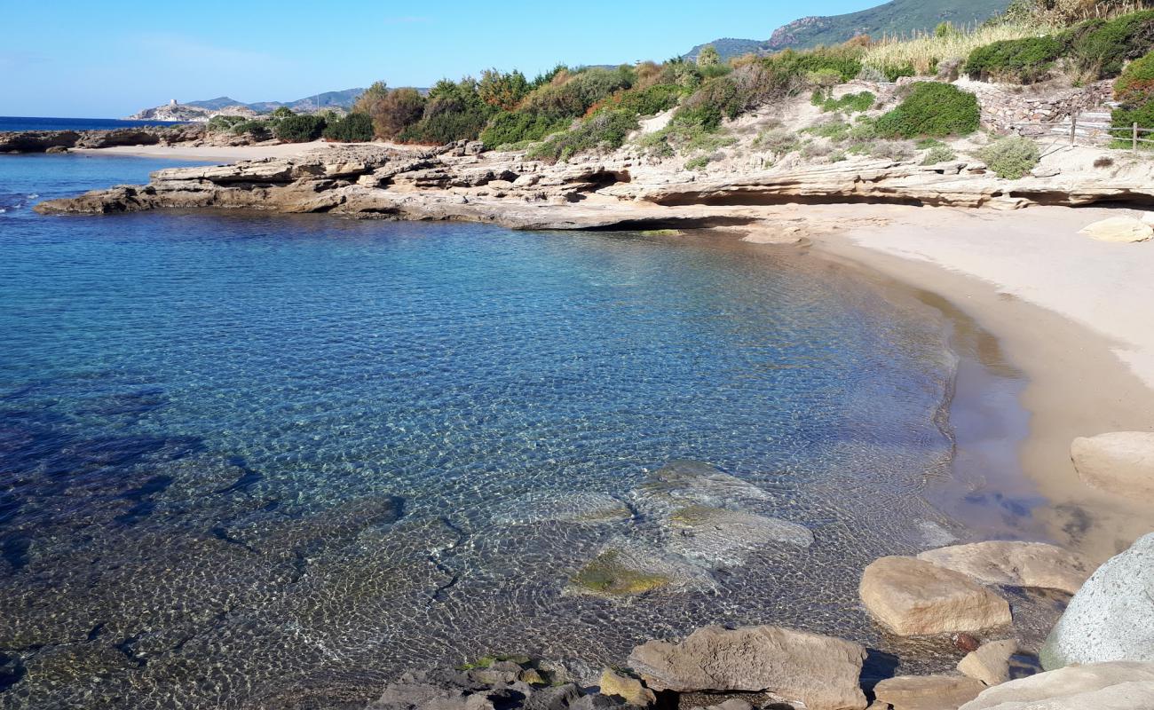 Photo of Spiaggia di S'Abba Druche with bright fine sand surface