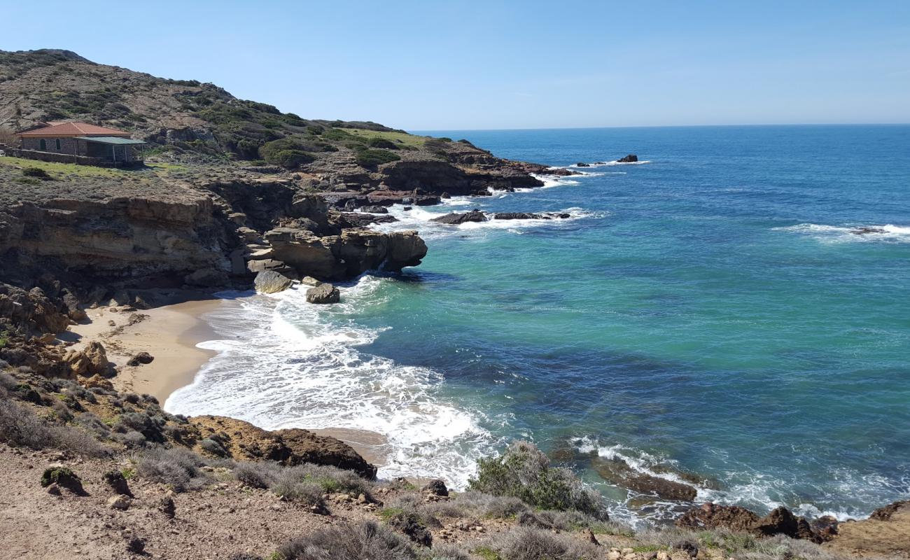 Photo of Cala Burantino with bright sand surface