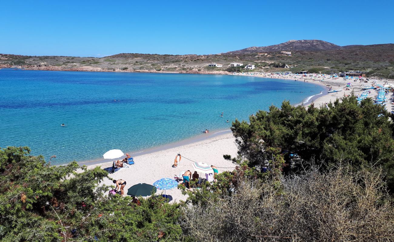 Photo of La Marinedda Beach with bright fine sand surface