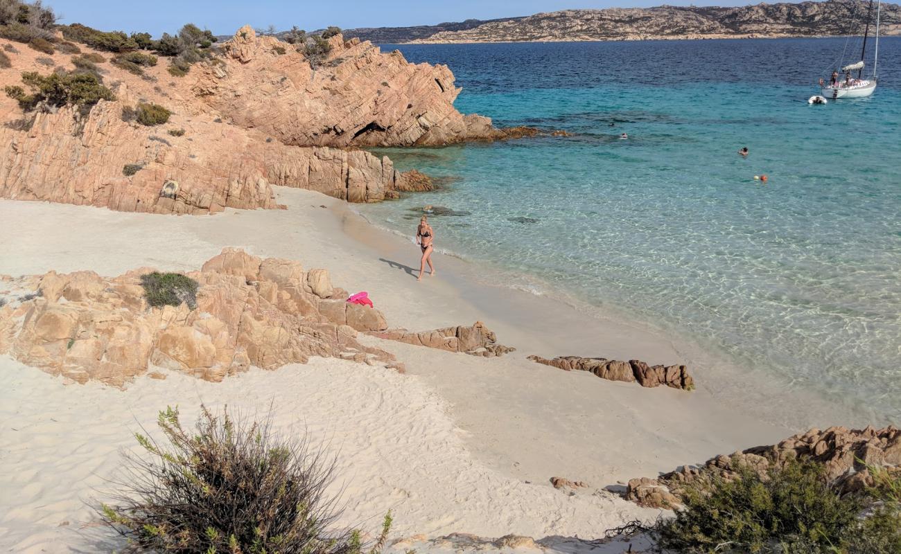 Photo of Cala Soraya beach with bright fine sand surface