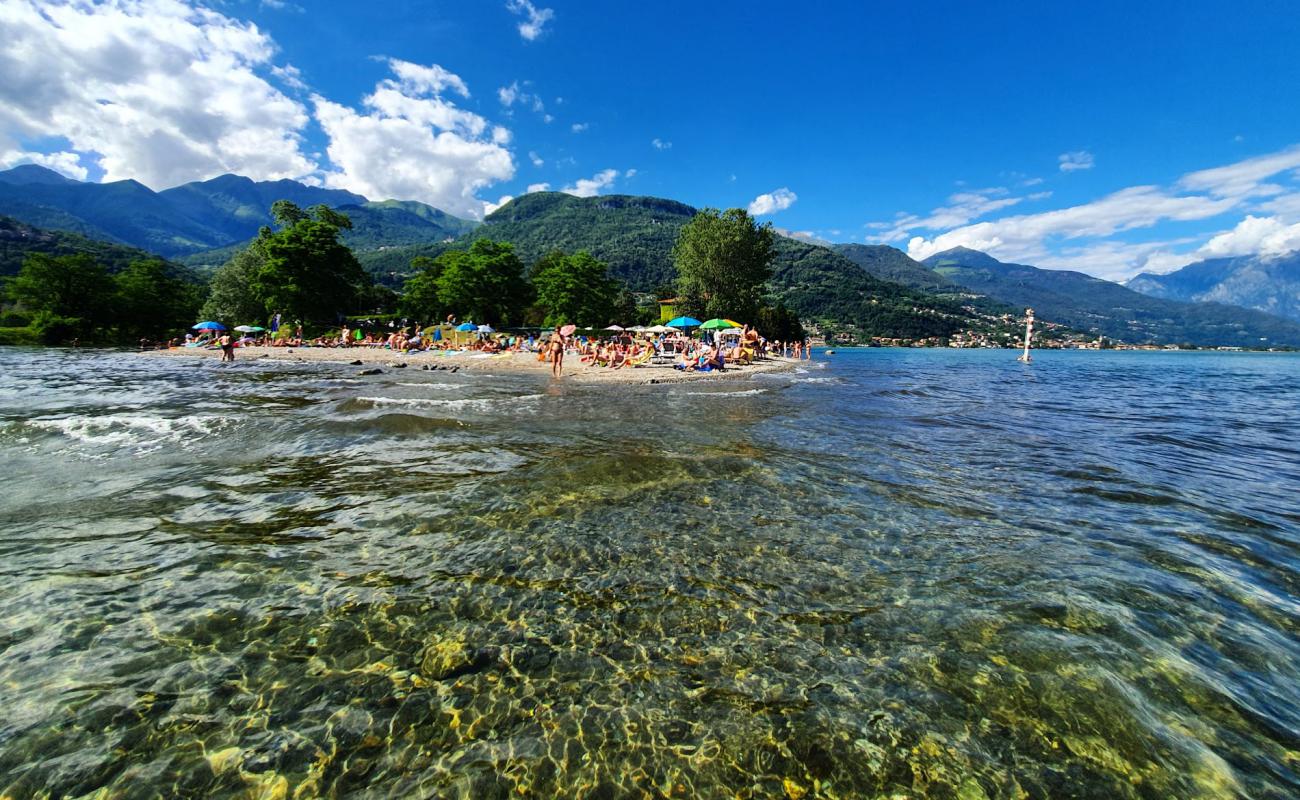 Photo of Spiaggia di Gravedona with gray pebble surface