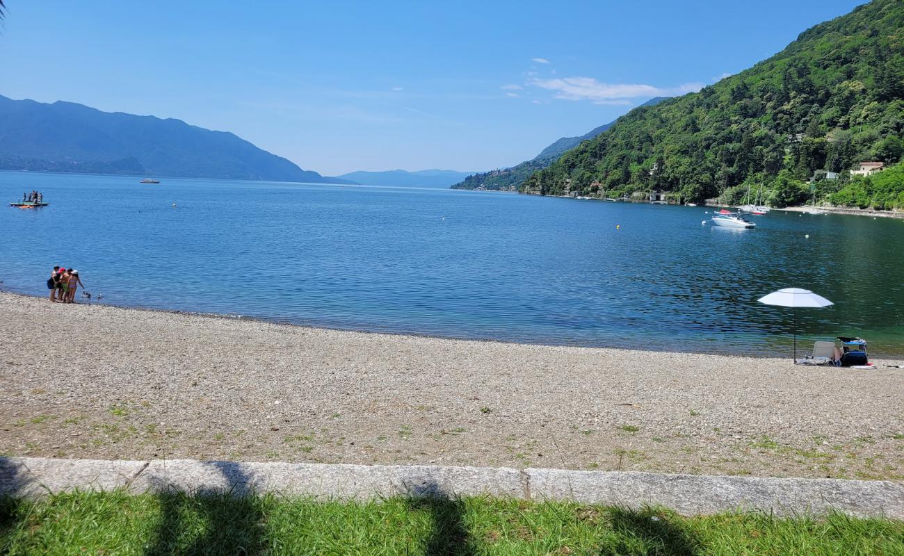 Photo of Spiaggia di Cannero with gray pebble surface