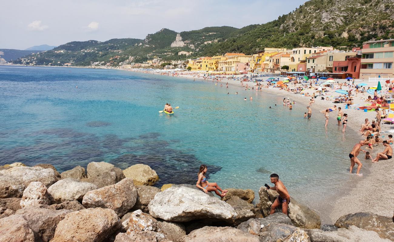 Photo of Varigotti Beach with bright sand surface