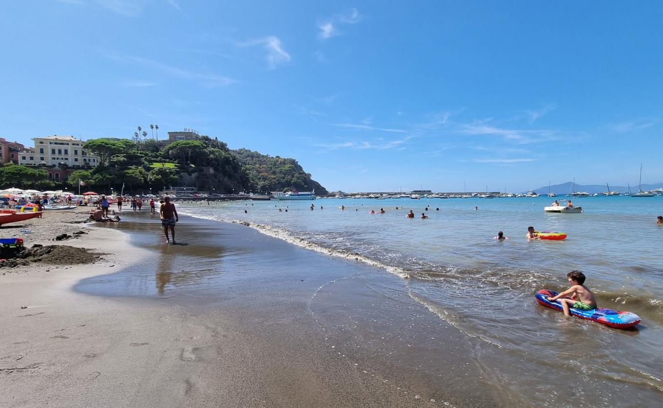 Photo of Spiaggia Sestri Levante with light fine pebble surface