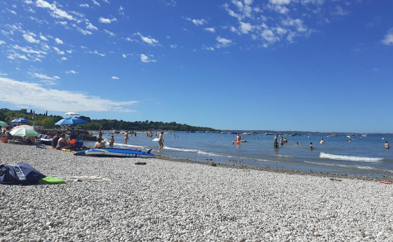 Photo of Lazise Beach with light fine pebble surface