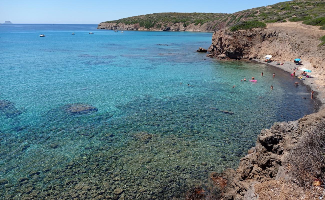 Photo of Spiaggia di Turri with gray fine pebble surface